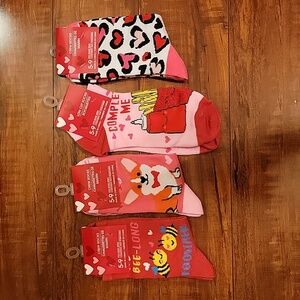 Valentine's Day Socks